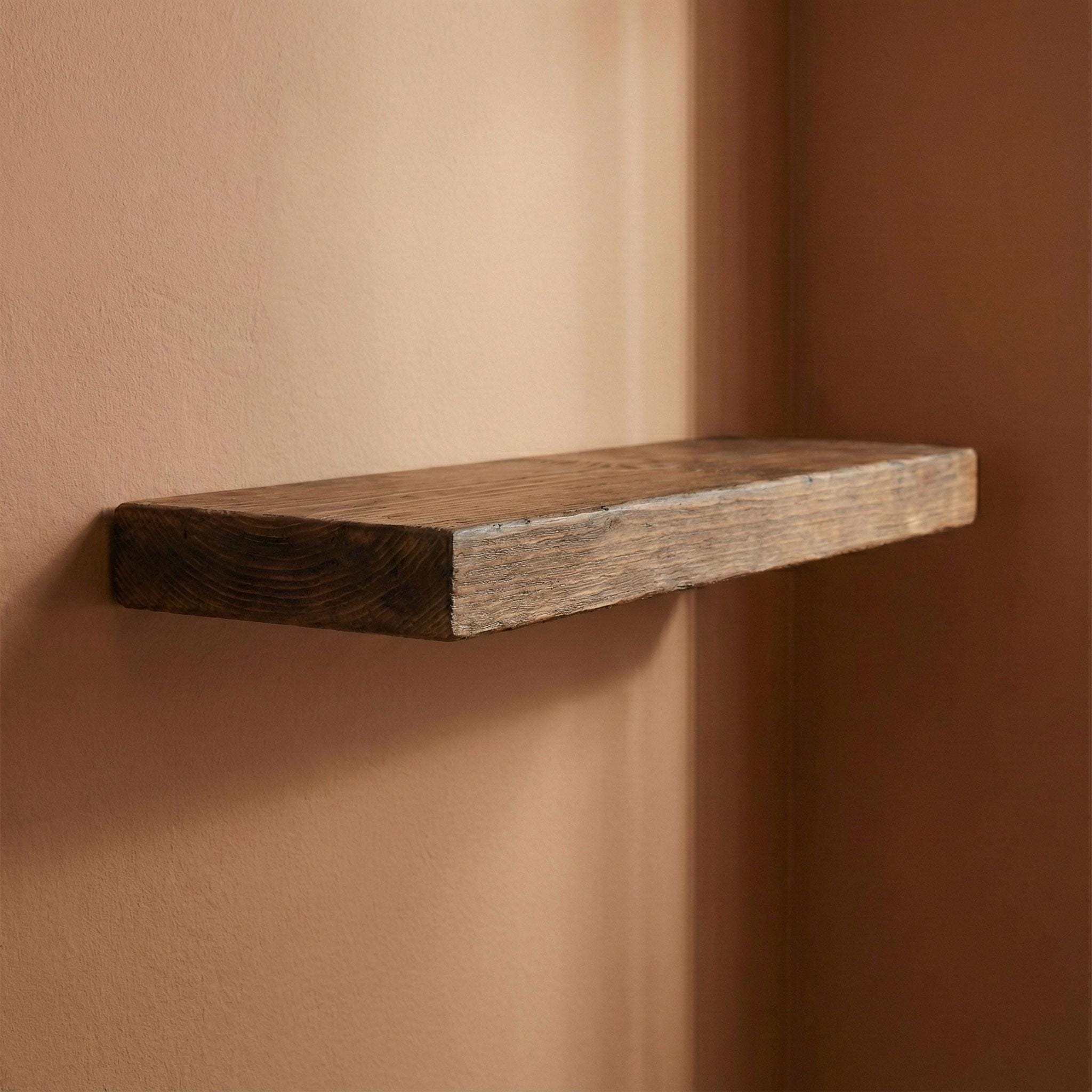 Handmade Solid Walnut Floating Shelf, Minimalist Decor 5