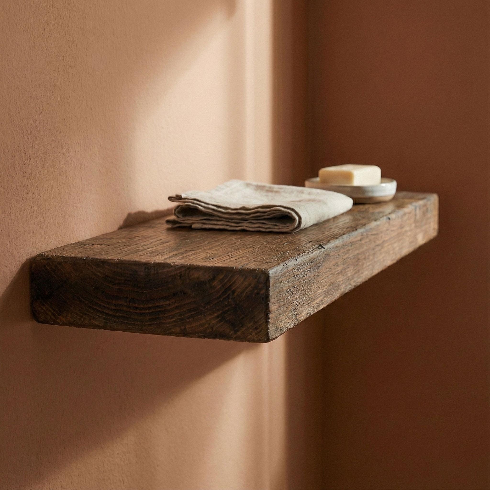Handmade Solid Walnut Floating Shelf, Minimalist Decor 7